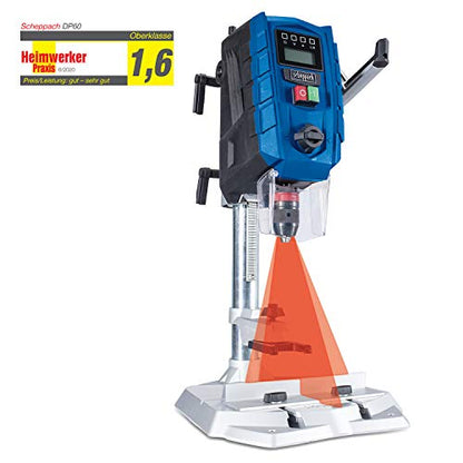 Scheppach - DP60 710W Bench Pillar Drill With Digital Display & Laser