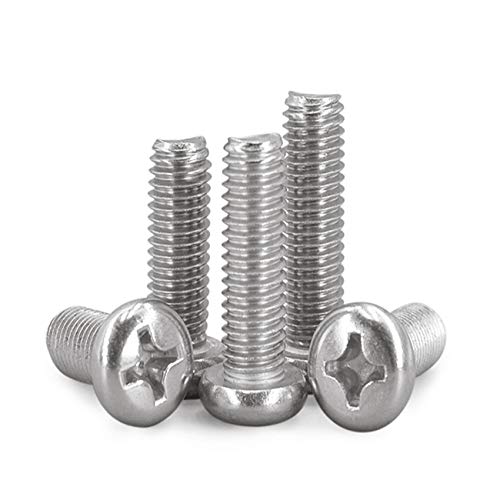 Kinpar - 304 Stainless Steel M2 Phillips Pan Head Screws (M2 x 6mm)