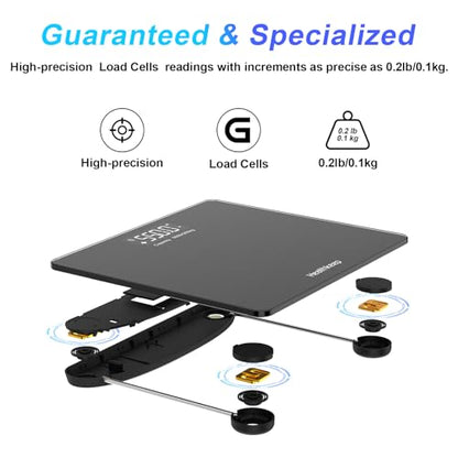 SmartScale - Digital Body Weight Scale, 550lbs Capacity, Bright LED Display