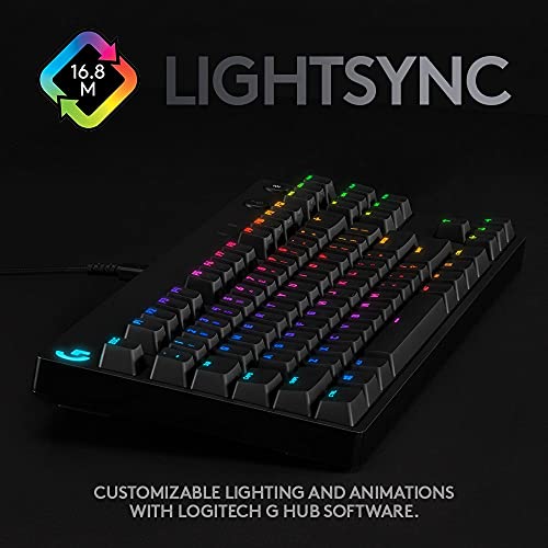 Logitech - G PRO Mechanical Gaming Keyboard, Tenkeyless Design, RGB Backlit Keys