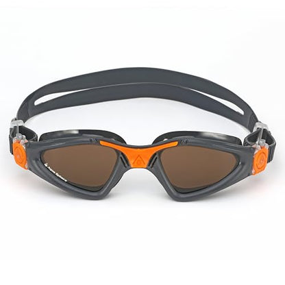 Aquasphere - Unisex Adult Kayenne Swimming Goggles, Black/Orange