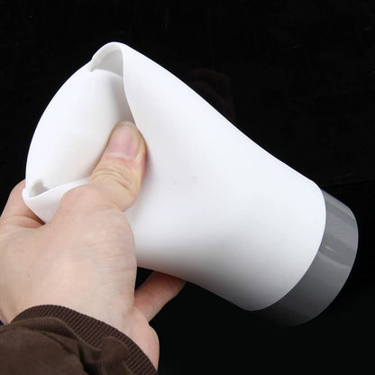 Semaphore - Silicone Car Trash Bin With Lid (White)