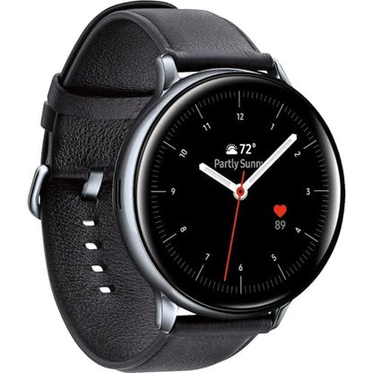 Samsung Galaxy Active2 Smartwatch - 1.732 in, Black Stainless Steel, LTE Unlocked (Renewed)