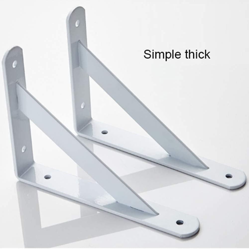 Multi - Heavy Duty White Steel Shelf Brackets (2Pcs)