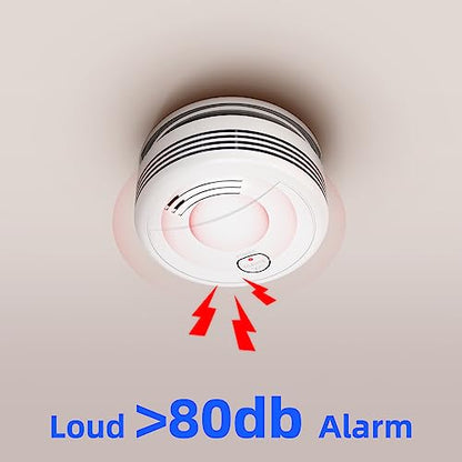 PGST - WiFi Smoke Detector With App Control, EN 14604 Fire Alert Test