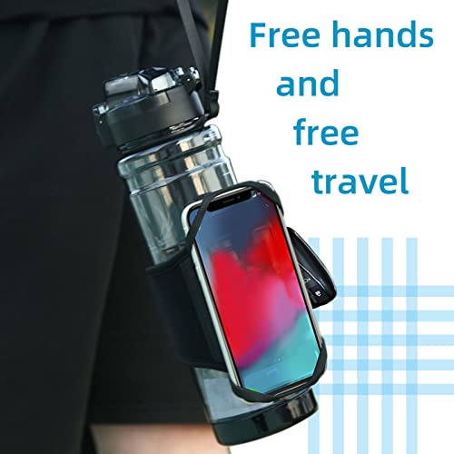 Versatile - Water Bottle Phone Holder & Strap for Runners, Cyclists, and Gym Goers