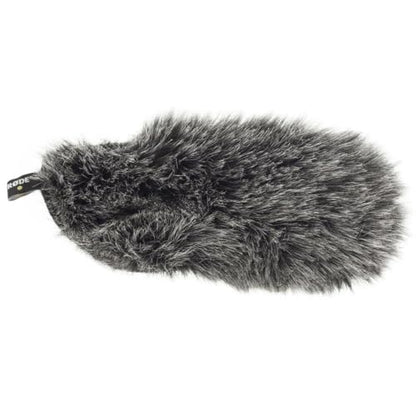 Gray Rode DDC-VMPR DeadCat artificial fur microphone wind shield designed for Videomic Pro-R, providing wind protection for improved audio quality.