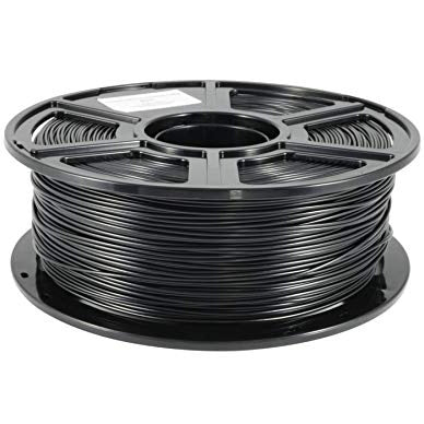 Black ABS Pro filament from Flashforge in a 1 kg spool designed for 3D printing with Alleviate Wrap technology by WOL 3D