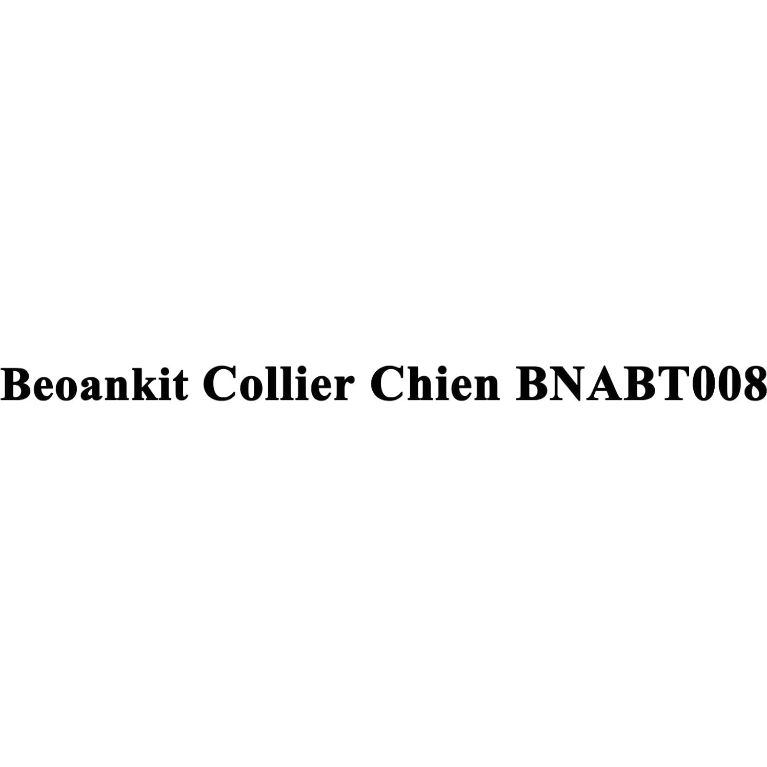 Beoankit - Collier Chien Bnabt008