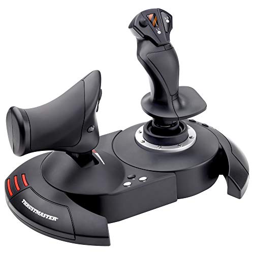 High-precision joystick with adjustable resistance and wide hand rest for optimal comfort, featuring 12 programmable buttons, 5 axles, detachable throttle control, dual-system aerodynamic control, internal memory for programming storage, and a weighted base for stability.