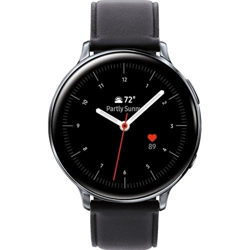 Samsung Galaxy Active2 Smartwatch 1.732" Black Stainless Steel LTE Unlocked Renewed - Android OS, 1GB Memory, Bluetooth Connectivity, Wireless Features.