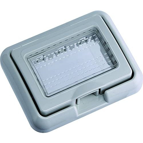 Waterproof cover plate for 3M Hydrobox designed for three modules with IP55 rating compatible with Matix series