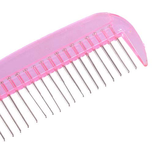 Ritzkart - Tangle Free Steel Pin Comb For Hair Wig/Extension, Black