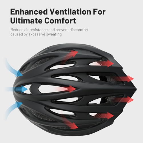 Favoto - Lightweight Adjustable Cycling Helmet CPSC Certified for Men and Women