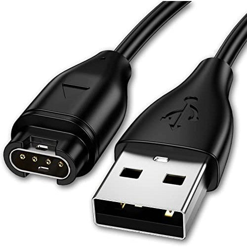 Magnetic USB charging cable designed for Garmin Vivoactive 3 smartwatch, featuring a secure connection for efficient charging.