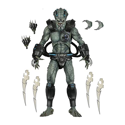 Unleash the thrill of the jungle with the NECA 51589 Predator Concrete Jungle Ultimate Deluxe Stone Heart Figure. A must-have for collectors, this action figure showcases a unique black stone heart design, crafted from durable PVC for lastin