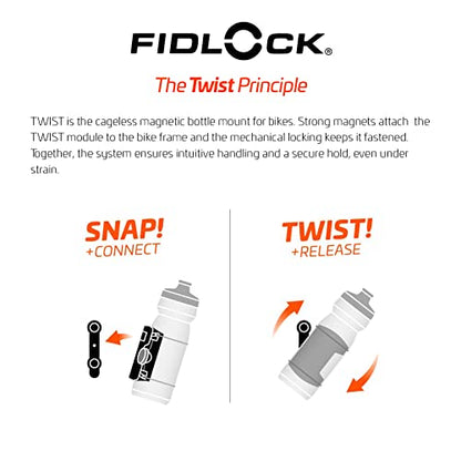 FIDLOCK - Uni Connector + Bike Base Universal Water Bottle Holder