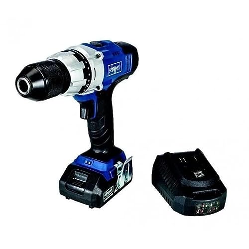 Scheppach CCD45-20 Pros LED 20 Volt cordless tool with one 2.0 AH battery and charger included