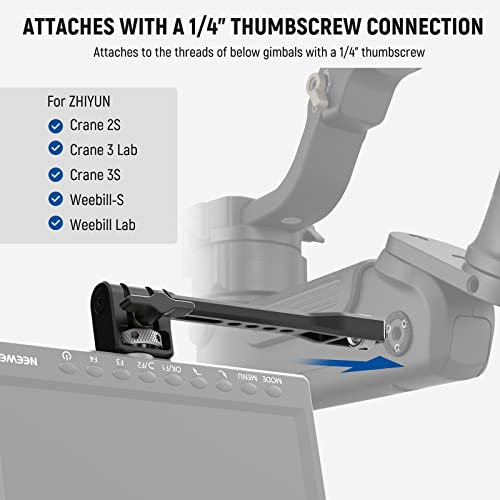 NEEWER - Adjustable 360° Rotating Monitor Mount for DJI & ZHIYUN Gimbals