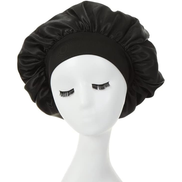 Gajuchuf-Eu - Satin Hair Bonnet for Sleeping with Wide Elastic Band