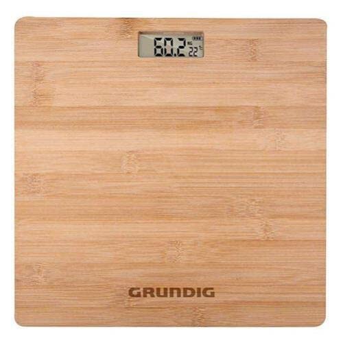 Bamboo - Digital Body Bathroom Scale With LCD Monitor, 180Kg Capacity