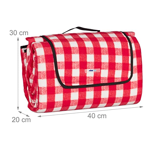 Relaxdays - XXL Picnic Blanket With Aluminium Coating, Folding Beach Rug, 200x300 cm