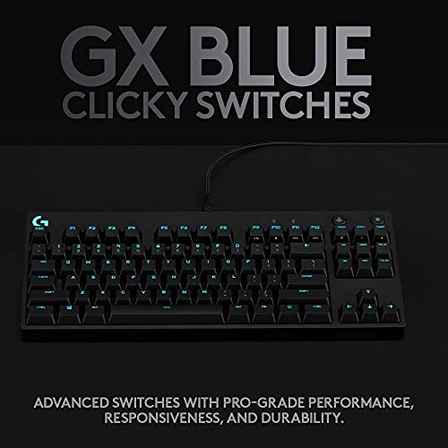 Logitech - G PRO Mechanical Gaming Keyboard, Tenkeyless Design, RGB Backlit Keys