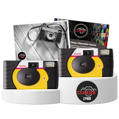 Kodak - Disposable Camera Multipack With 2X Power Flash & Photography Tips Card