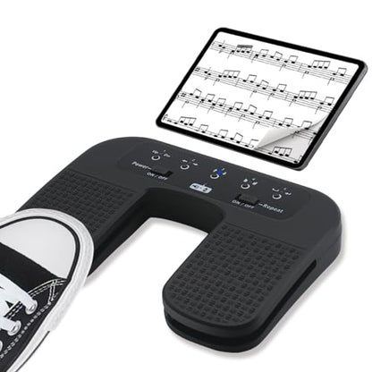 Yueyinpu - Bluetooth Page Turner Pedal For iPad, Smartphone, Tablet, Laptop