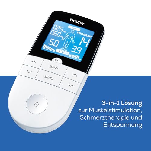 Beurer - EM 49 Digital TENS/EMS Device for Pain Relief and Muscle Stimulation