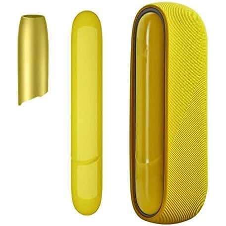 Hundor - 3-In-1 Magnetic PC Side Cover for IQOS 3 Duo (Yellow)