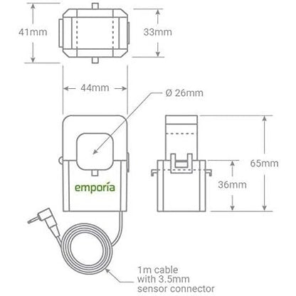 Emporia Renewable Energy Corp. - Smart Home Energy Monitor With 8 Circuit Sensors