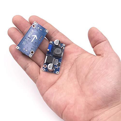 Pack of 10 BULVACK LM2596 DC-DC Buck Converter, Step Down Power Module, DIP Output 1.25V-30V 3A, Color 10, Weight 4.6 oz