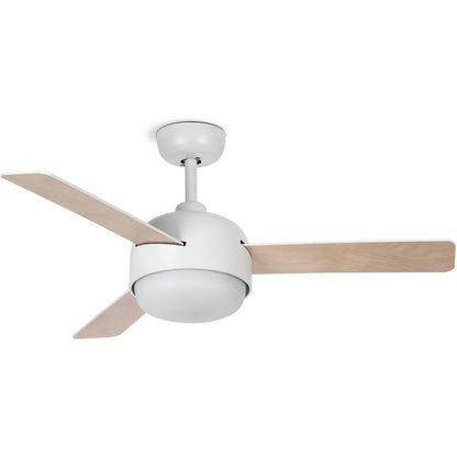 CREATE - Windball Ceiling Fan White With Lighting - 6 Speeds, 3 Light Temperatures, 40 W, Diameter 112 cm