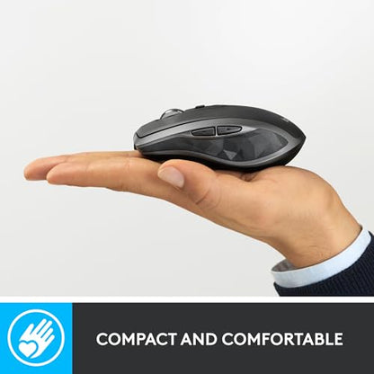 Logitech - MX Anywhere 2S Bluetooth Wireless Mouse, Rechargeable, Multi-Device Control