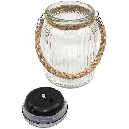 Discountwarehouseuk Ltd. - Solar Power Glass Jar Patio Lights (2-Pack)