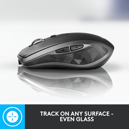 Logitech - MX Anywhere 2S Bluetooth Wireless Mouse, Rechargeable, Multi-Device Control