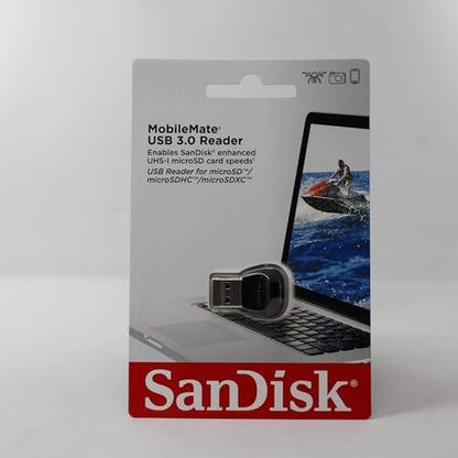 SanDisk - MobileMate USB 3.0 microSD Card Reader SDDR-B531-GN6NN