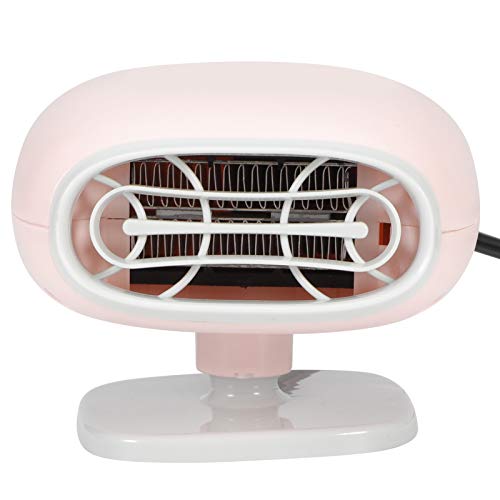 Tyenaza - 12V Portable Car Heater And Defroster Fan For Windshield (Pink)