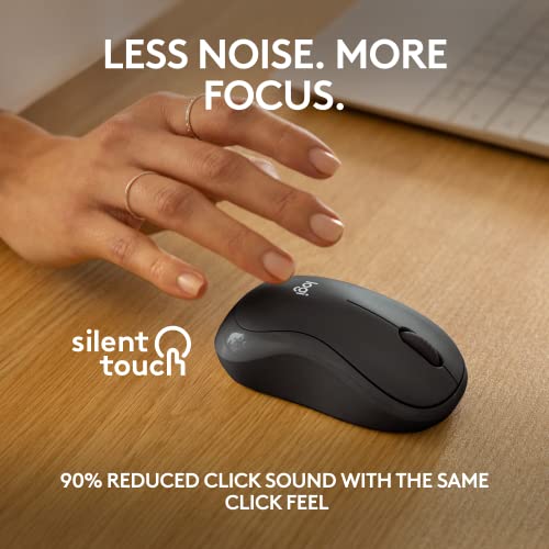 Logitech - M240 Silent Bluetooth Mouse, Wireless & Portable, Smooth Tracking