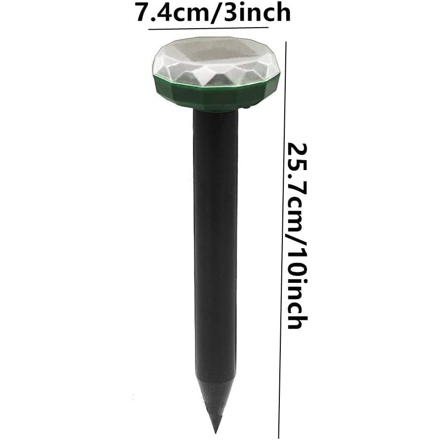 Quunoot - Pack Of 3 Ultrasonic Solar Mole & Vole Repellent