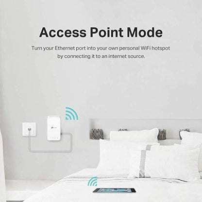 TP-Link - AC750 WiFi Extender, Covers Up to 1200 Sq.ft, Dual Band, OneMesh Compatible