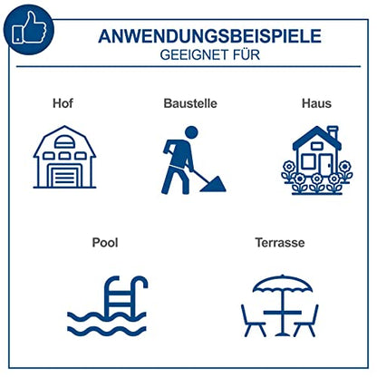 Scheppach - High Pressure Washer HCE1650 With 9-Piece Accessories, 135 Bar