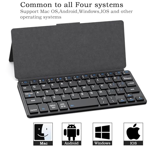 Universal - Ultra Light Portable Mini Wireless Keyboard with Adjustable Stand