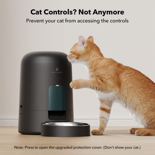 PETLIBRO - Automatic Cat Feeder with 180-Day Battery Life, 2L Capacity, Black