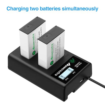 Powerextra - LP-E17 Batteries And USB Charger For Canon Cameras