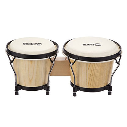 RockJam - 7" And 8" Bongo Drum Set With Padded Bag And Tuning Key