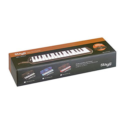 Stagg - 32 Note Melodica With Case - Red