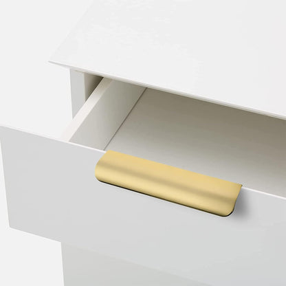 Goldenwarm - Set of 10 Invisible Gold Cabinet Handles 128mm