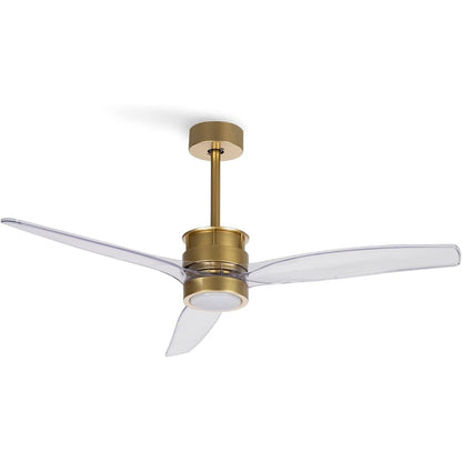 CREATE - WINDLIGHT HELM DC - Quiet 40W Ceiling Fan -  6 Speeds -  Summer/Winter Function - with Lighting 132 cm 